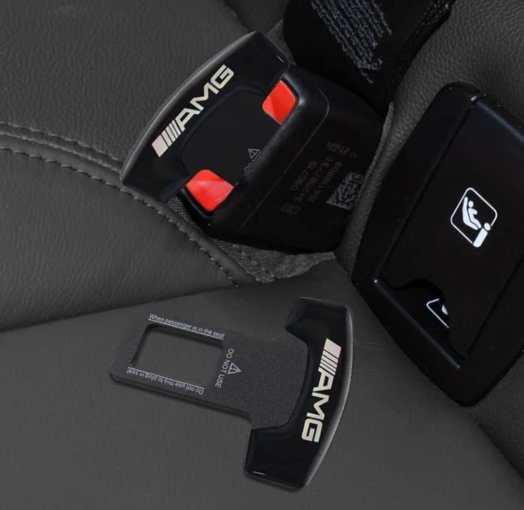 Two Car Seat Belt Clips