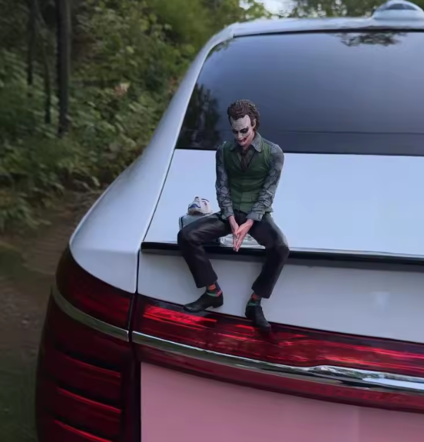 Car Joker Figure