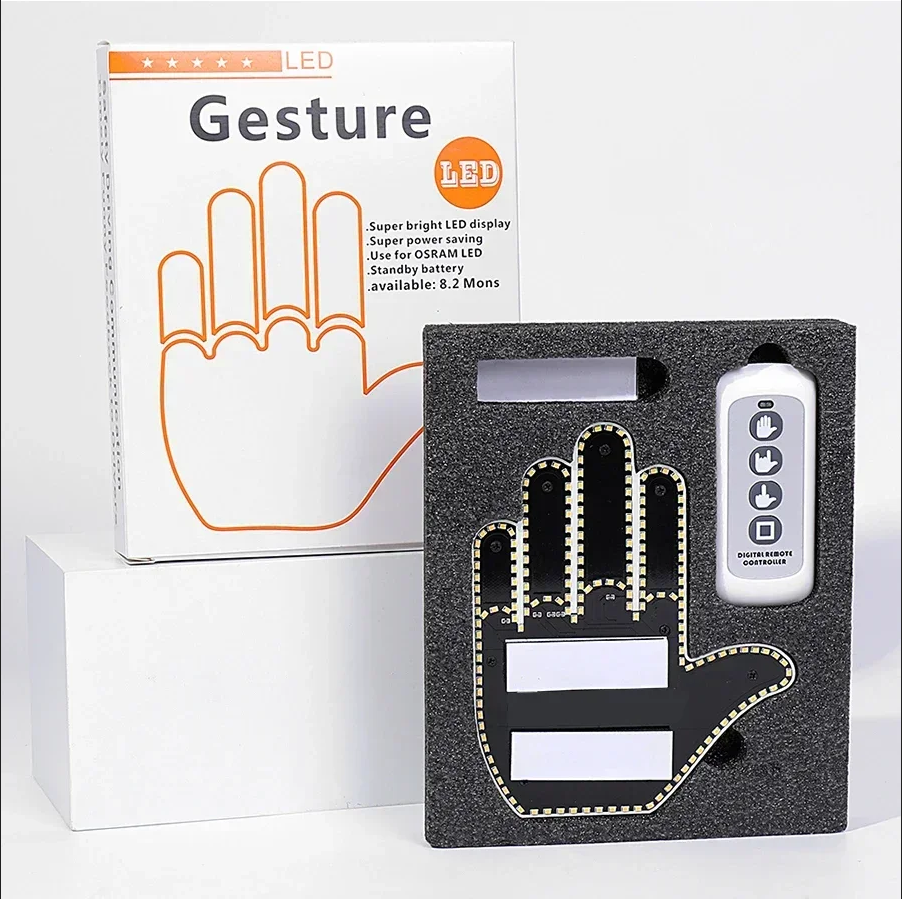 Hand Led Emojie (3 shapes)